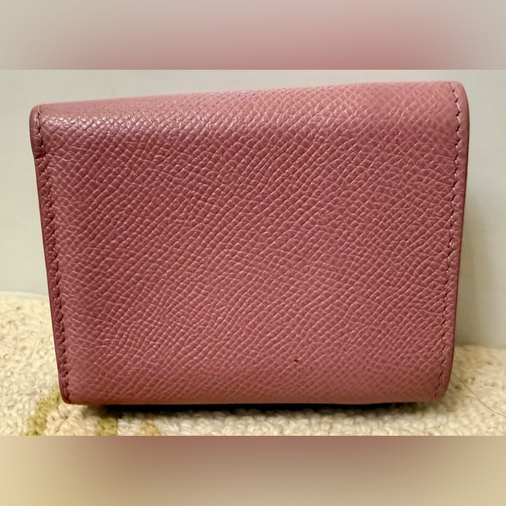 CHRISTIAN DIOR 30 Montaigne CD Logo Pink Barbie Coquette Compact Wallet Case - Picture 3 of 16